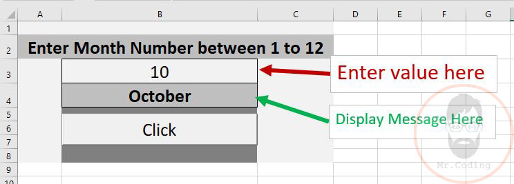 Example of Select Case statement in MS Excel VBA