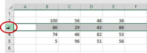 MsExcel002-12-Select Row