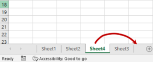 Move or Arrange Excel Sheet