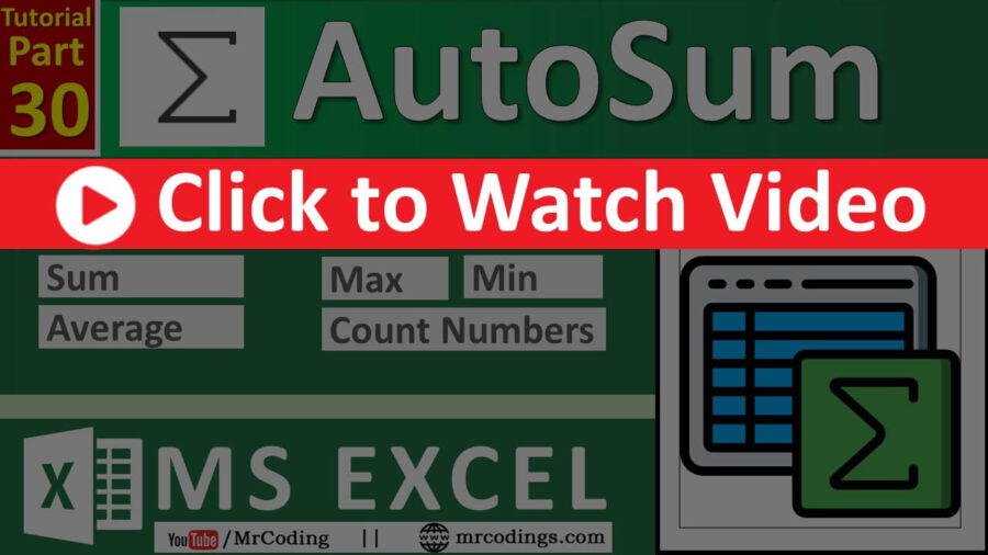 ms-excel-30-autosum-how-to-easily-sum-cells-in-excel-automin