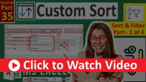 MS-EXCEL-35-Custom Sort in Excel-The Ultimate Guide | Sort by Color | Sort by Icon | Multilevel Sort