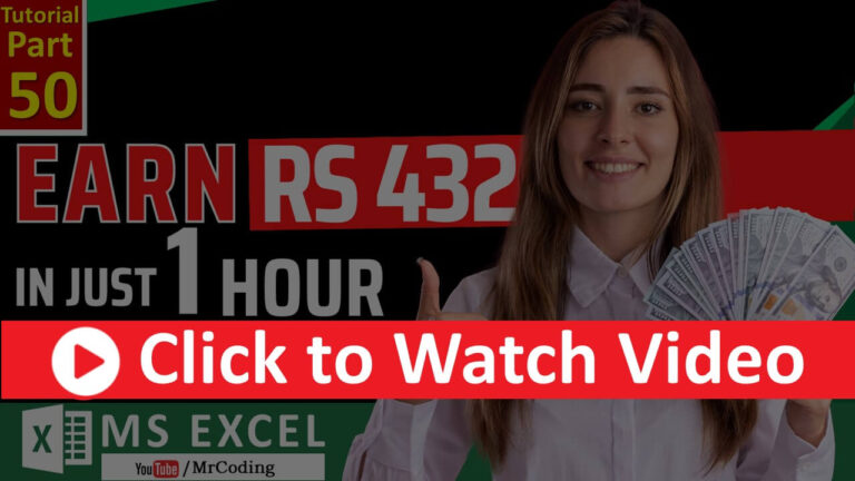 MS-EXCEL-50-Excel Trick to Earn Rs 432 in 1 Hour - How I Made Money from EXCEL - Data Cleaning Job