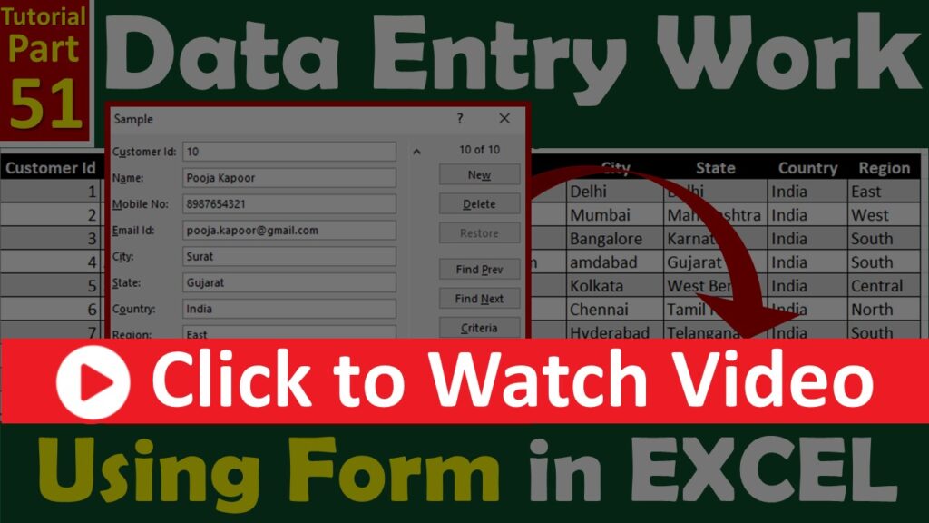 data-entry-using-form-in-excel-without-vba-form-mr-coding