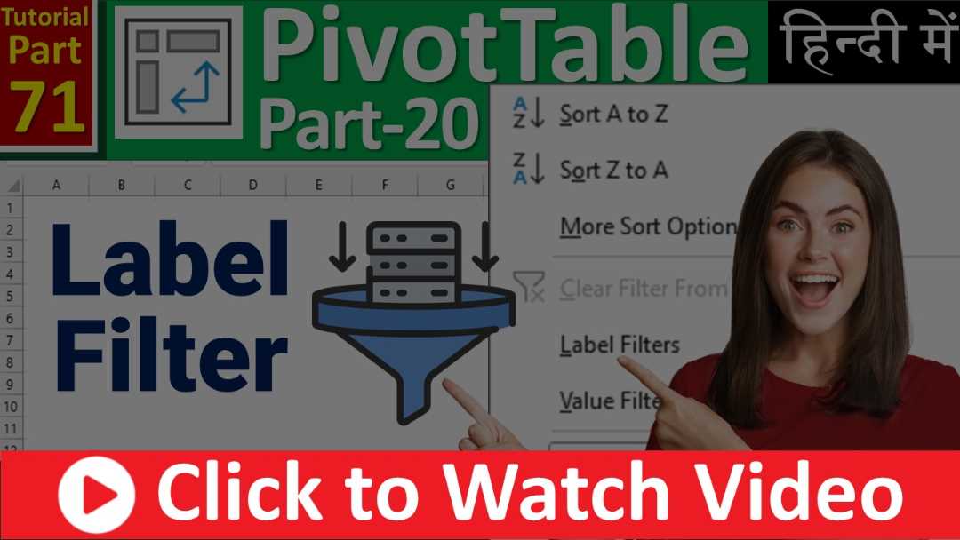 Label Filter in Pivot Table