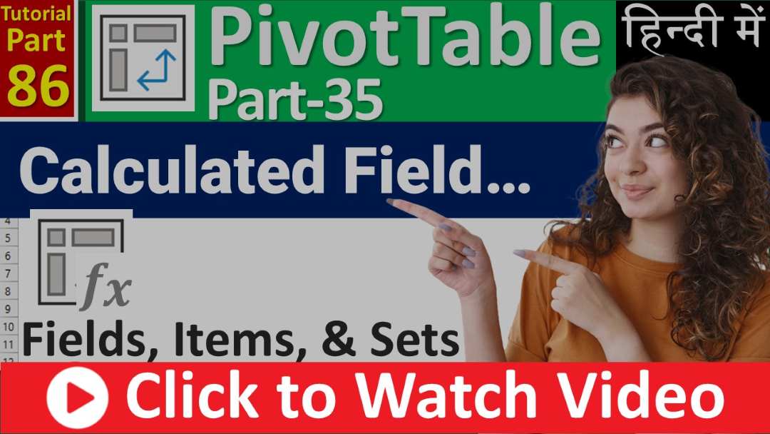 Calculated Field in Pivot Table