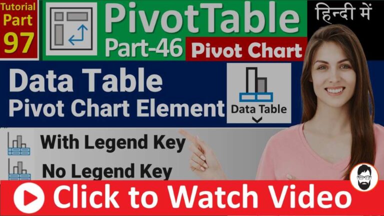 MS-EXCEL-97-Data Table in Pivot Chart - How to Add Data Table in Pivot Chart - Data Table Element