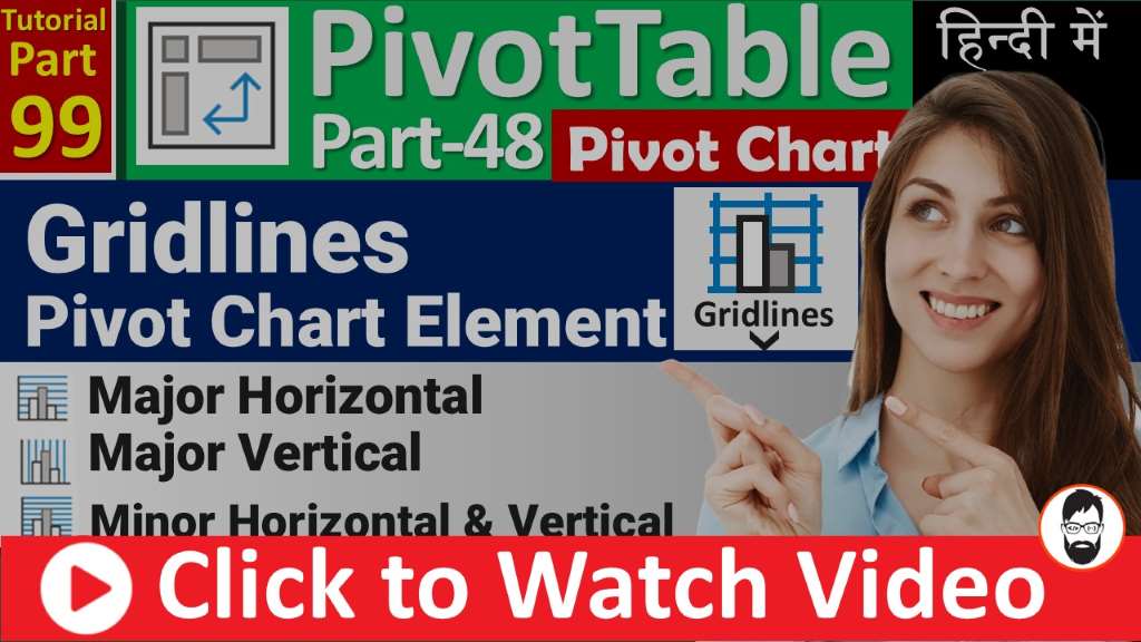 Gridlines in Pivot Chart