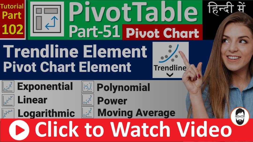 Trendline Element in Pivot Chart