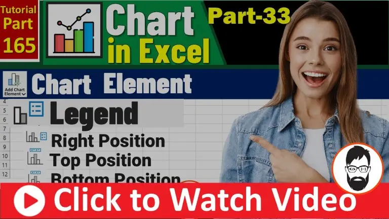 165 legend in excel chart how to add legend add, edit & format chart legends ms excel part 165 (mr coding)