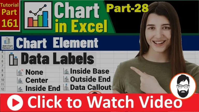 Data Labels Element in Excel data labels element in excel show multiple values, change shape & format ms excel part 161 (mr coding)